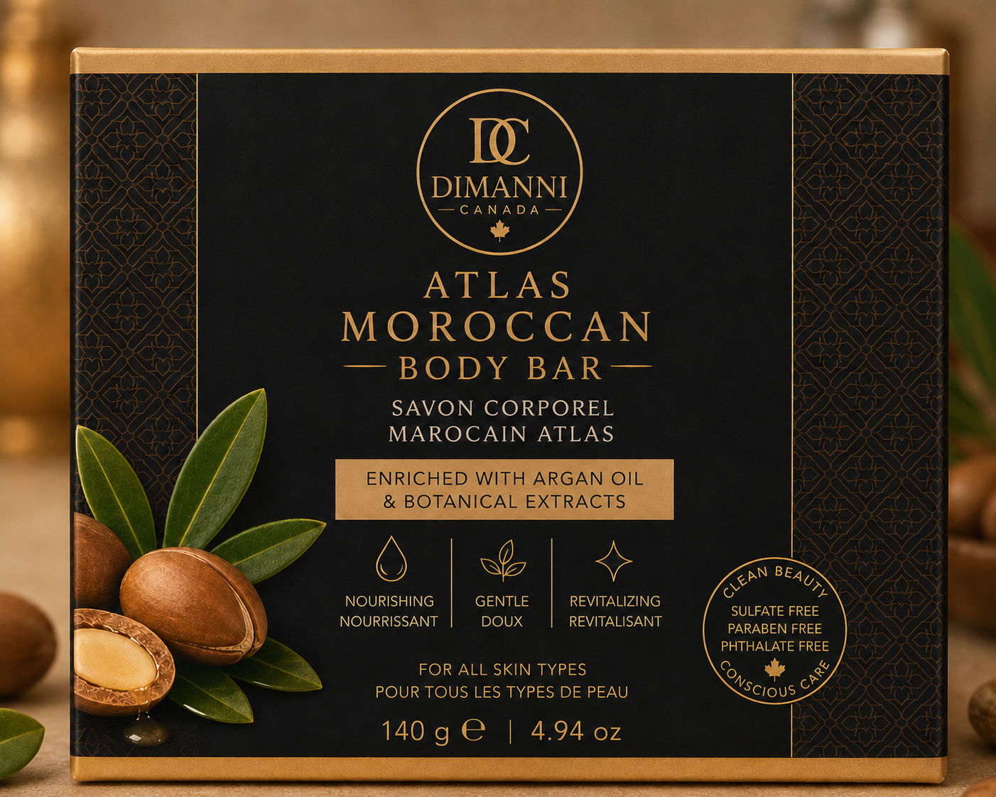 Dimanni Atlas Moroccan Body Bar – 140 g