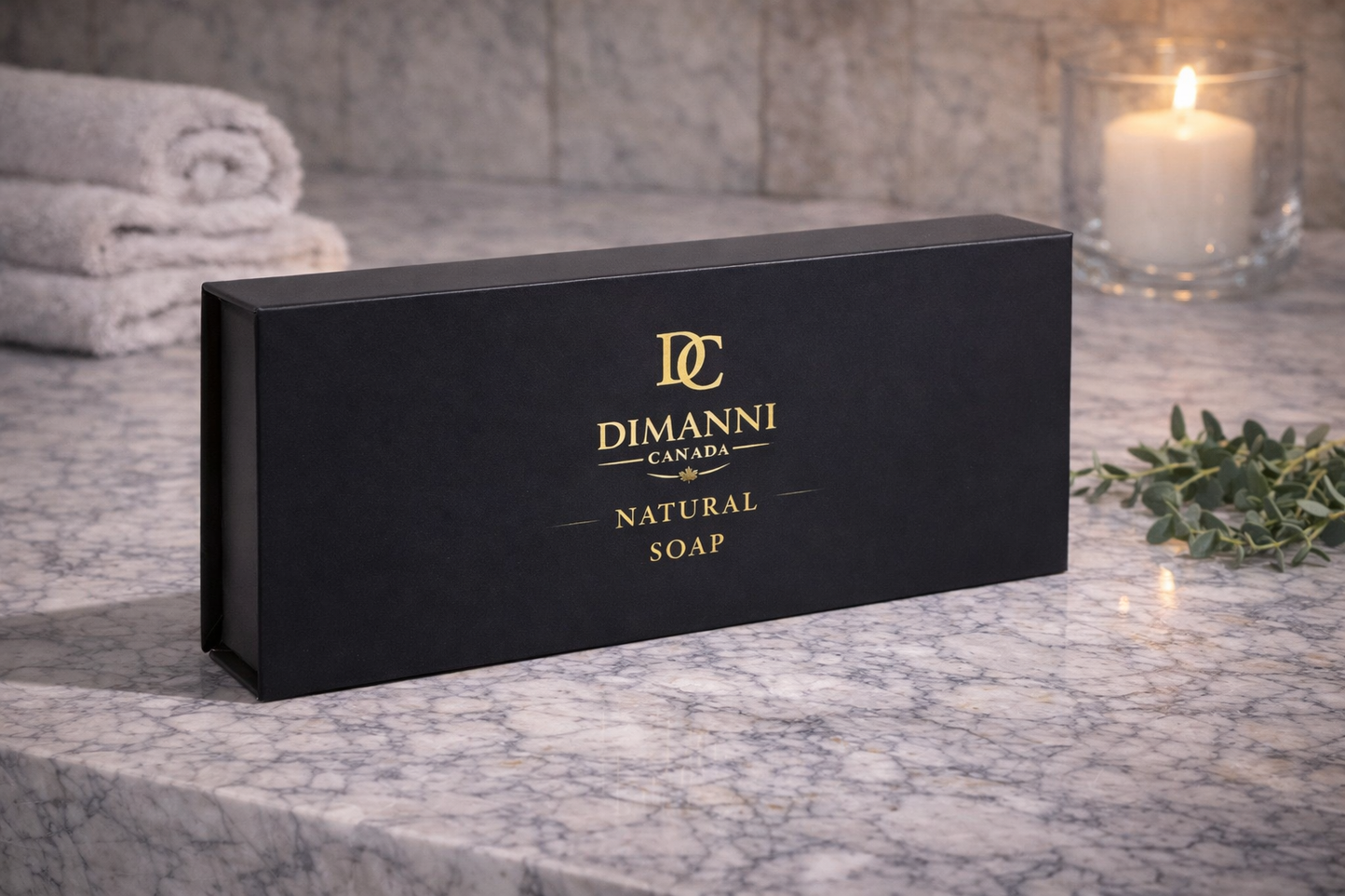 DIMANNI CANADA Signature Collection – Luxury Natural Soap Gift Set (4 Bars)