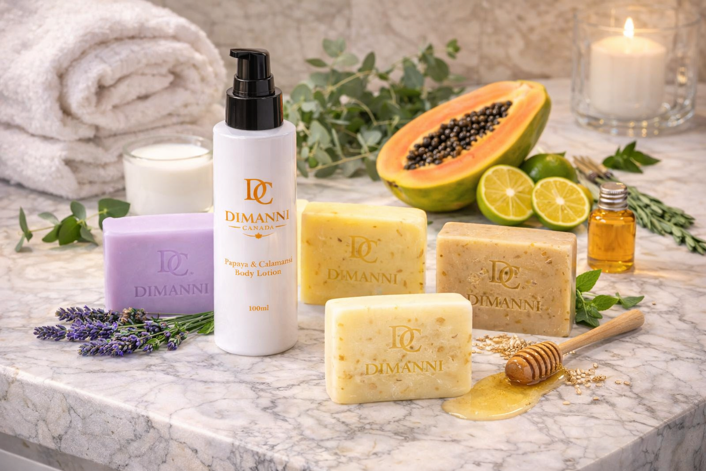 DIMANNI CANADA Papaya & Calamansi Lotion