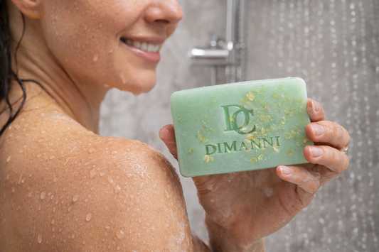 DIMANNI CANADA Natural Oatmeal Honey Goat’s Milk, Mint Soap Bar
