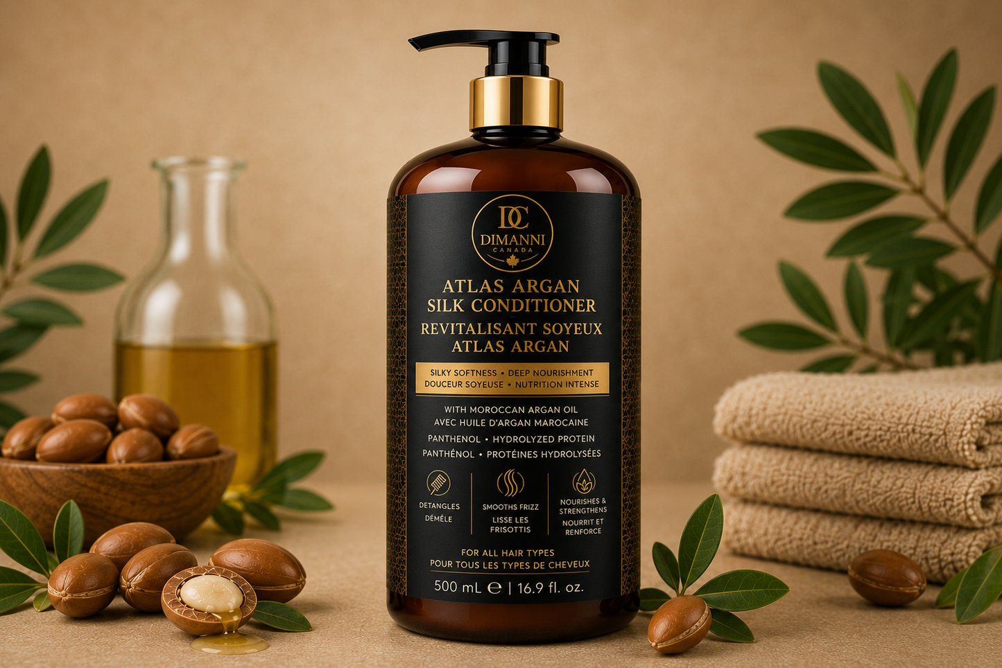 Dimanni Atlas Argan Silk Conditioner – 500 mL