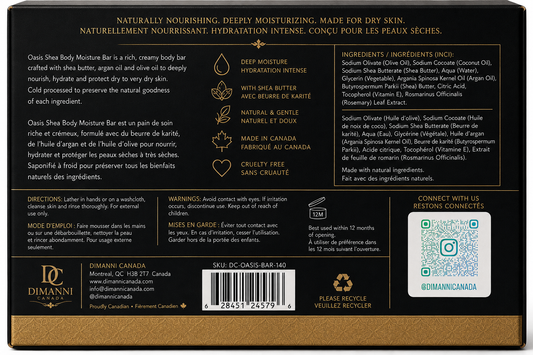Dimanni Atlas Moroccan Body Bar  – 140 g