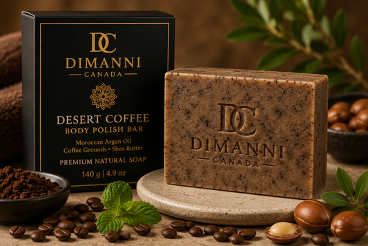 Dimanni Desert Coffee Body Polish Bar  – 140 g