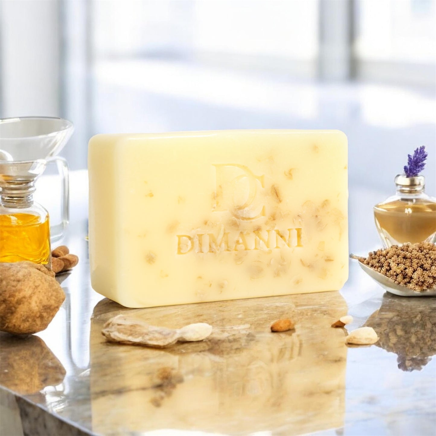 DIMANNI CANADA Eucalyptus Oatmeal Honey Goat’s Milk Soap Bar