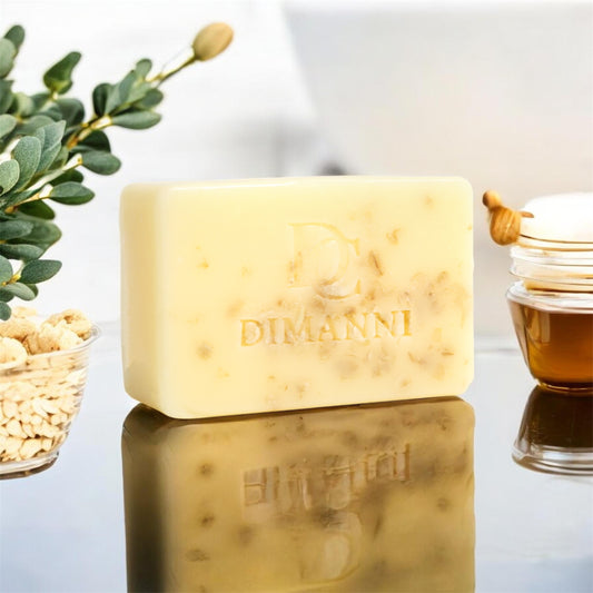 DIMANNI CANADA Eucalyptus Oatmeal Honey Goat’s Milk Soap Bar
