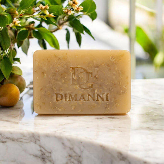 DIMANNI CANADA Natural Oatmeal,Deep Cleaning, Argan oil Soap Bar
