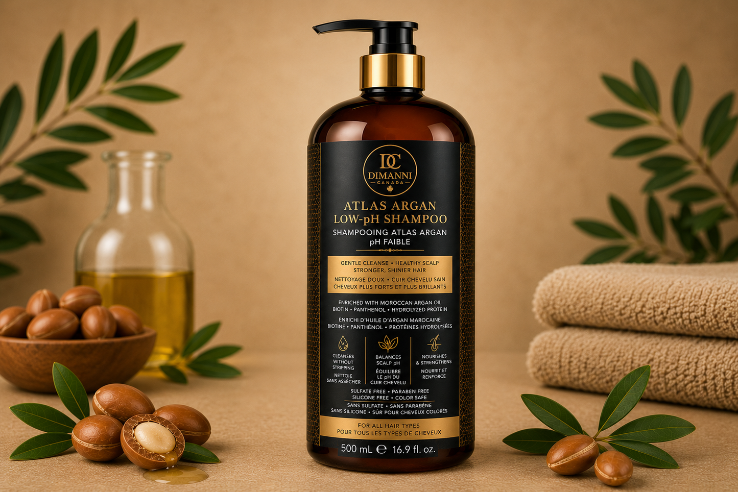 Dimanni Atlas Argan Low-pH Shampoo – 500 mL