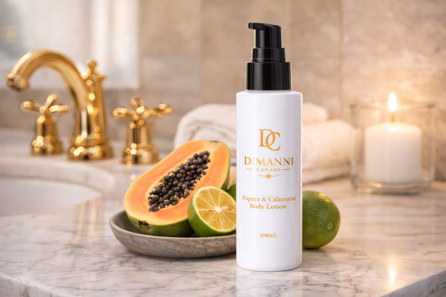 DIMANNI CANADA Papaya & Calamansi Lotion